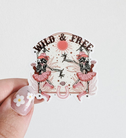 Wild and Free / skeleton pink    / PLASTIC Add on / 14C26