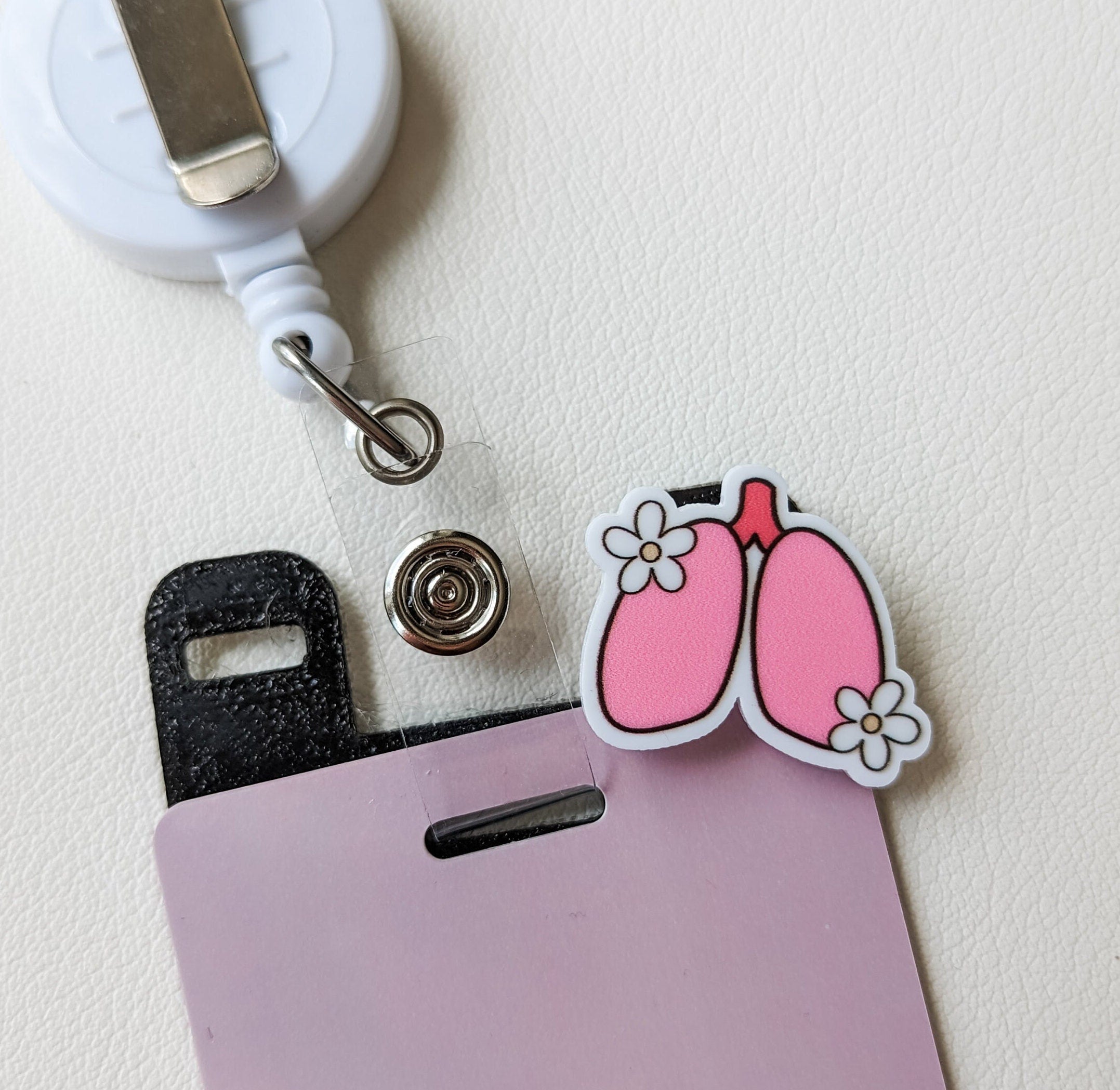 Badge Topper / CHARM COLLECTION - Lungs Respiratory - Charm Only