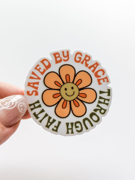 Saved By Grace Through Faith  / PLASTIC Add on / 11C44