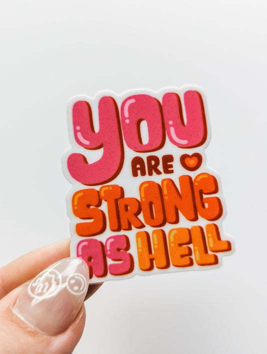 You Are Strong As Hell  / PLASTIC Add on / 11C25