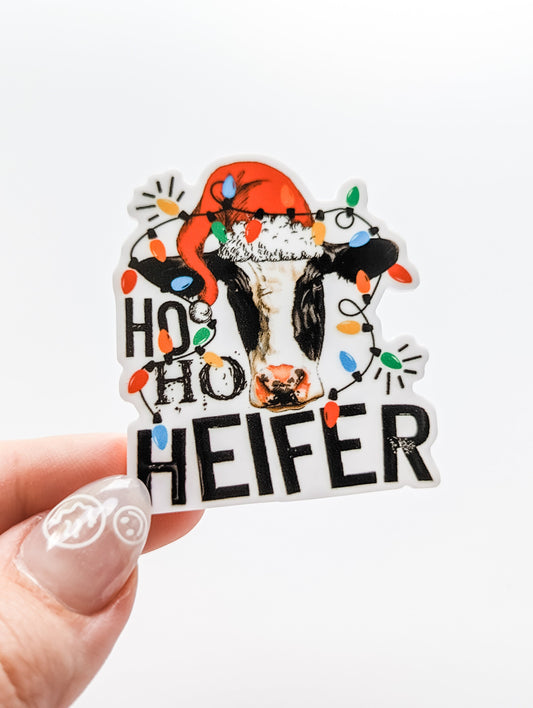 Ho Ho Heifer / Christmas / PLASTIC Add on / 10C48