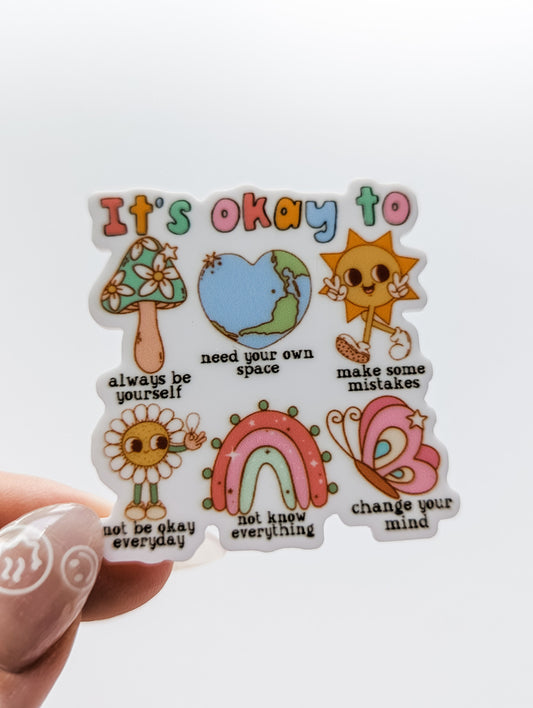 It's Okay To / Positive Affirmation / PLASTIC Add on / 11C30