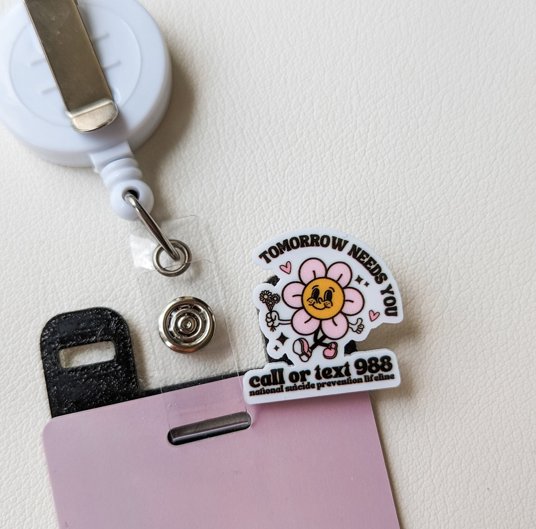 Badge Topper / CHARM COLLECTION - Tomorrow Needs You - Charm Only