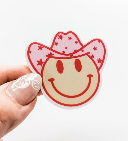 Pink Cowgirl Smile  / PLASTIC Add on / 11C35