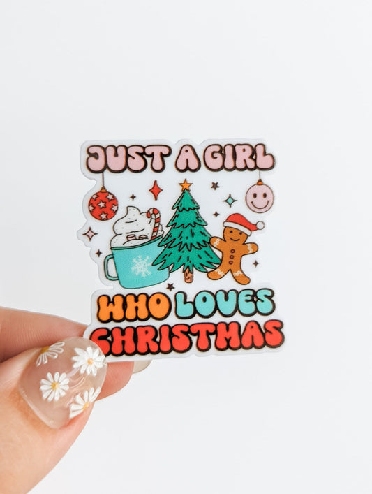 Just a Girl Who Loves Christmas  / PLASTIC Add on / 11A18
