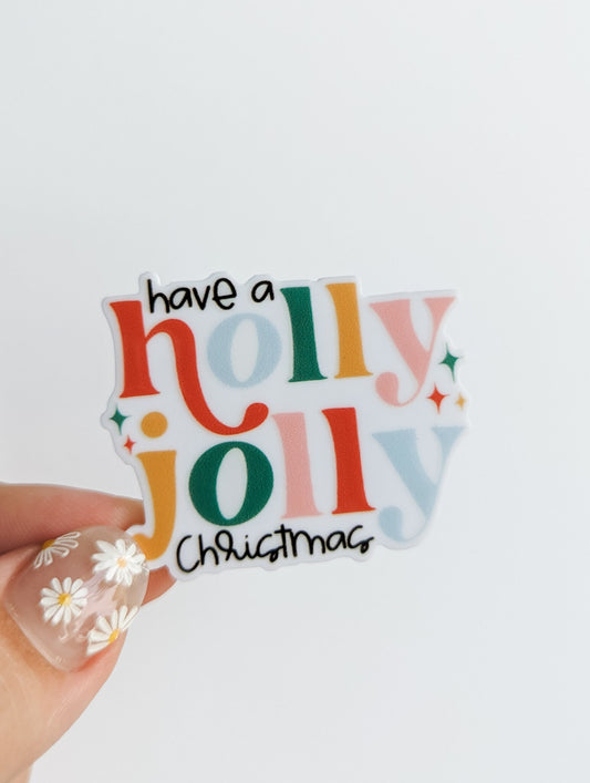 Have a Holly Jolly Christmas / PLASTIC Add on / 11A10