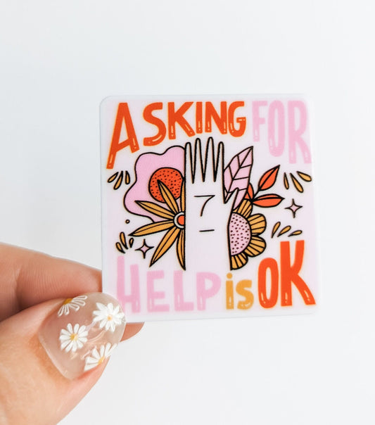 Asking for Help is Okay / Mental Health  / PLASTIC Add on / 11A48