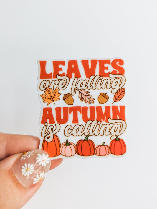 Leaves are Falling Autumn is Calling / PLASTIC Add  / 9C9