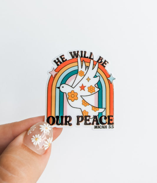 He Will Be Our Peace / Religious / PLASTIC Add on / 11A3