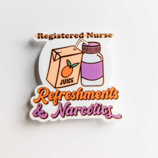 RN refreshments and narcs / PLASTIC Add on / 12A22