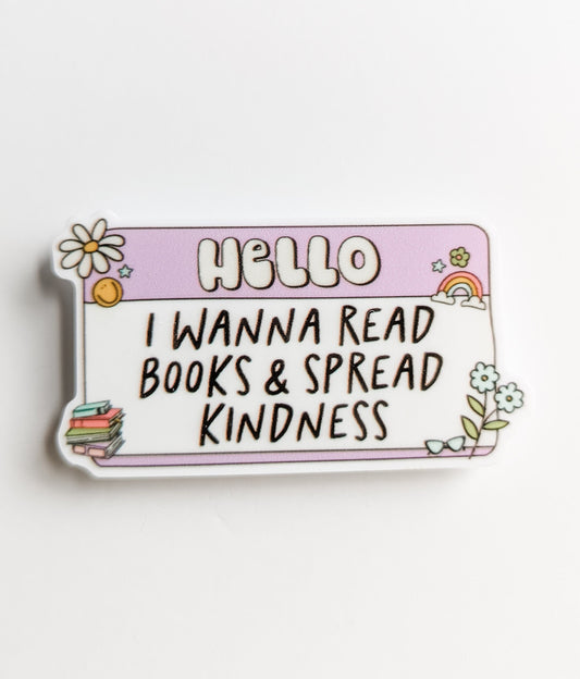 Read and Spread Kindness / PLASTIC Add on / 12A1