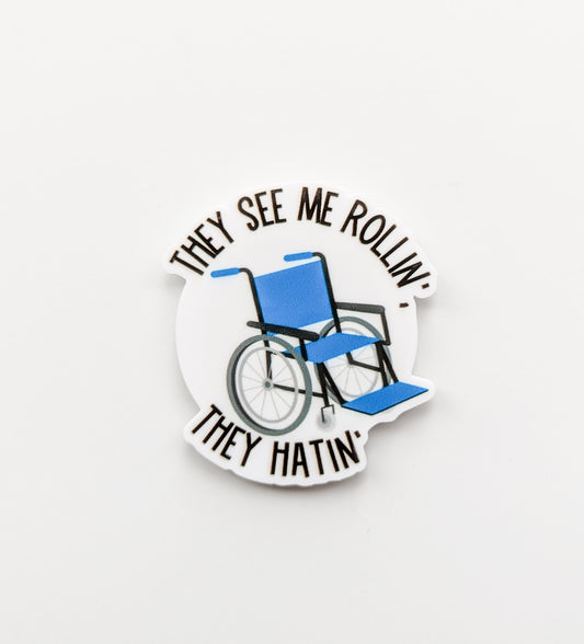 They See Me Rollin Wheelchair Transport / PLASTIC Add on / 14A8