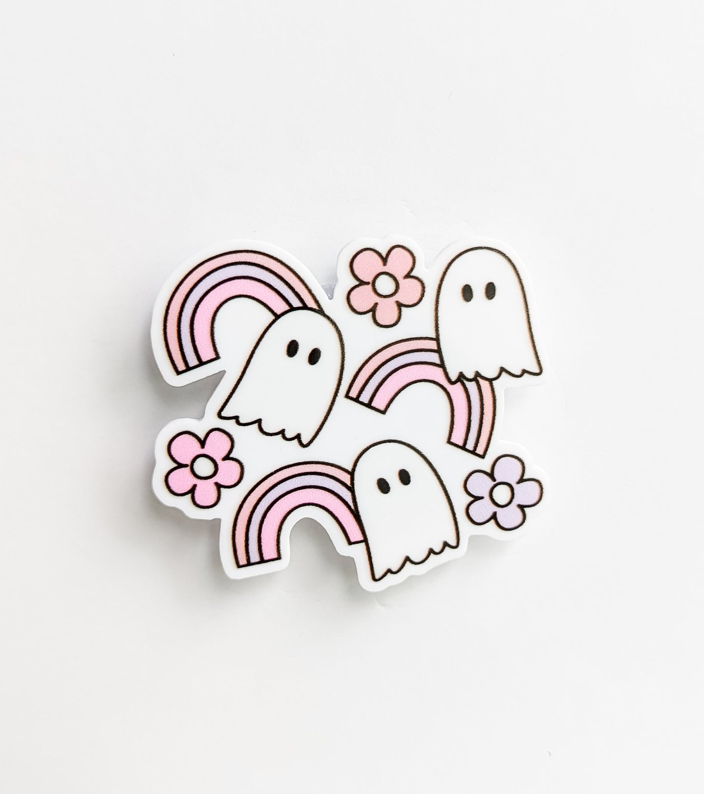 Cute Ghost Rainbow / PLASTIC Add on