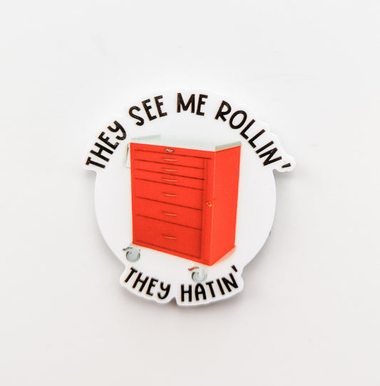 They See Me Rollin Crash Cart / PLASTIC Add on