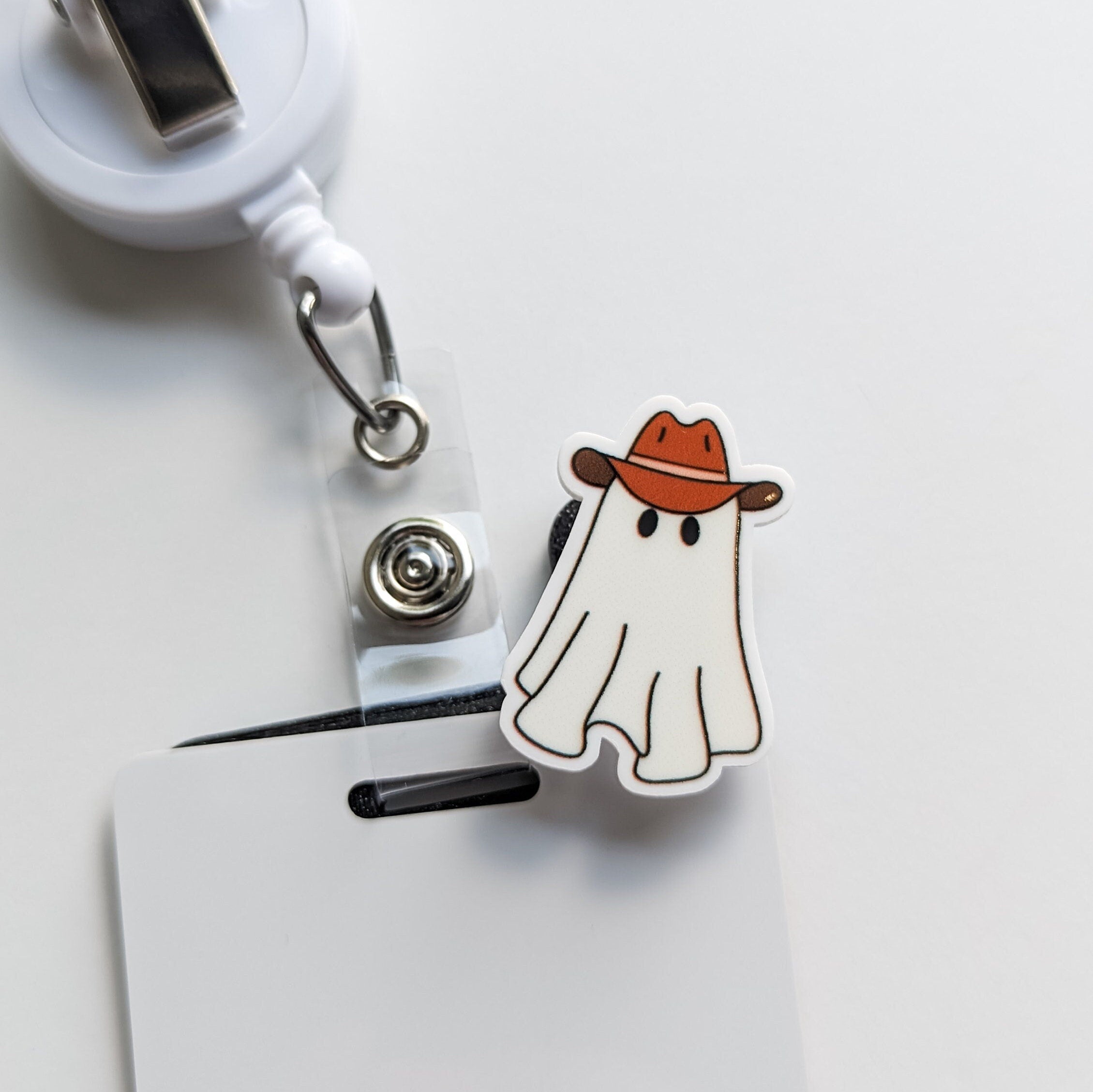 Badge Topper / CHARM COLLECTION - Cowboy Ghost - Charm Only