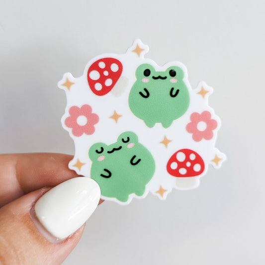 Mushroom Frog  / PLASTIC Add on / 13B12