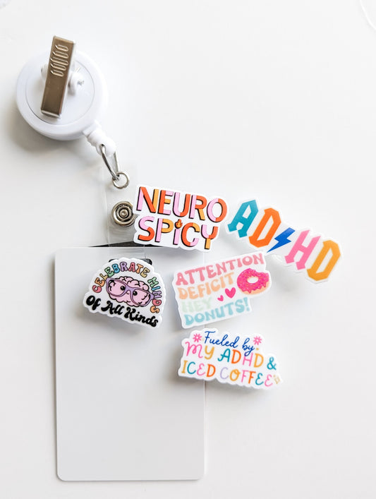 Badge Topper / CHARM COLLECTION - ADHD - Charm Only / 3C1