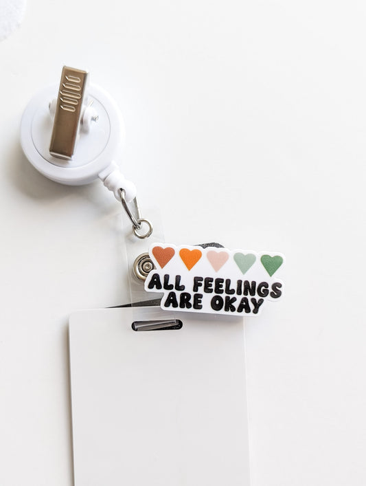 Badge Topper / CHARM COLLECTION - All Feelings are Okay - Charm Only / 3C18