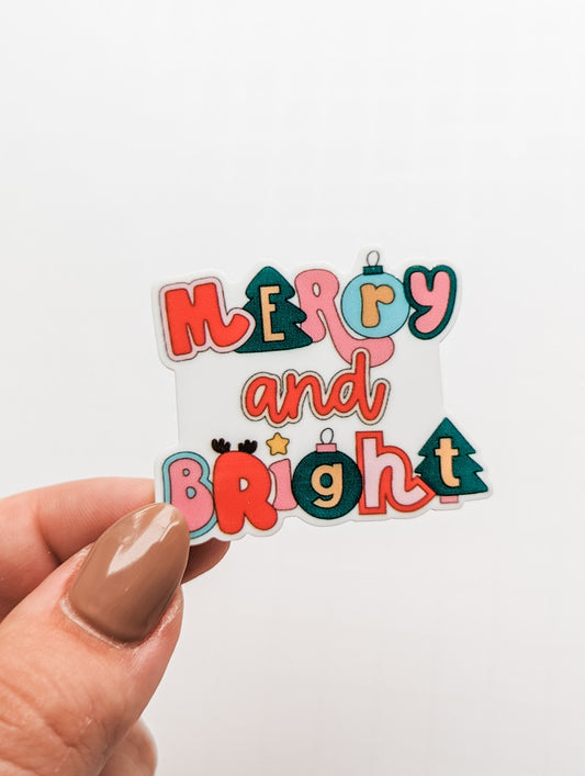 Merry and Bright / Christmas Ornaments / PLASTIC Add on / 12B10