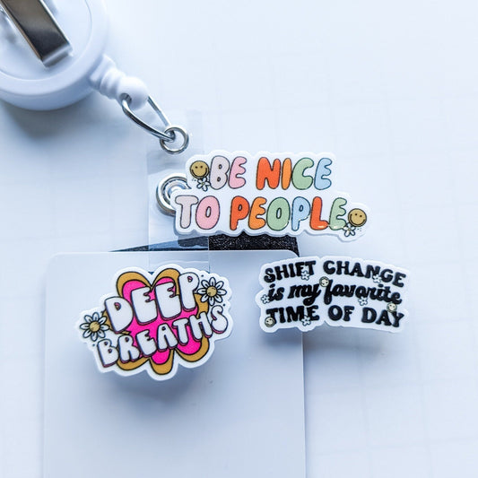 Badge Topper / CHARM COLLECTION - Smile - Charm Only / 3C33