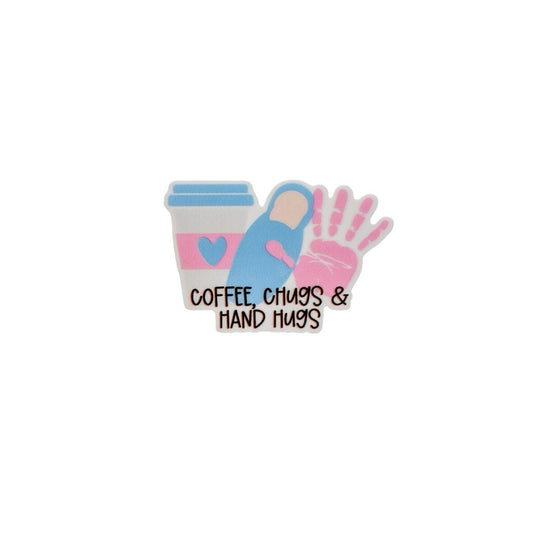 Coffee Chugs & Hand Hugs  / PLASTIC Add on