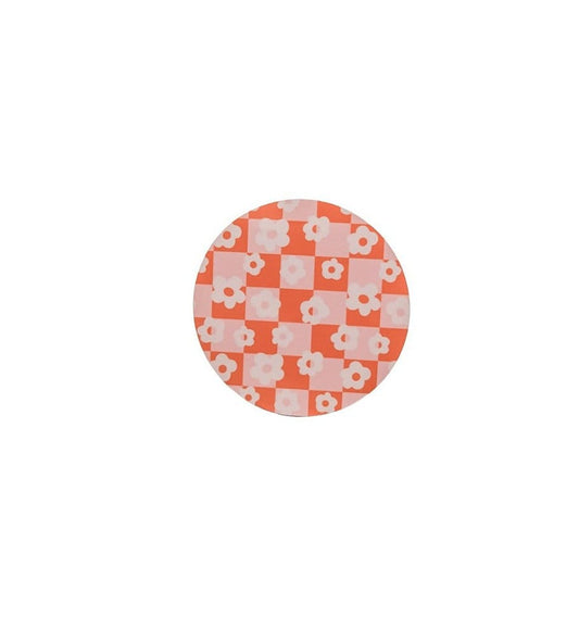 Checkered Flower / VALENTINES DAY / Hardboard Add on / 3A28