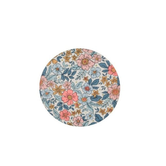 Blue and Pink Floral / Hardboard Add on / 1A17