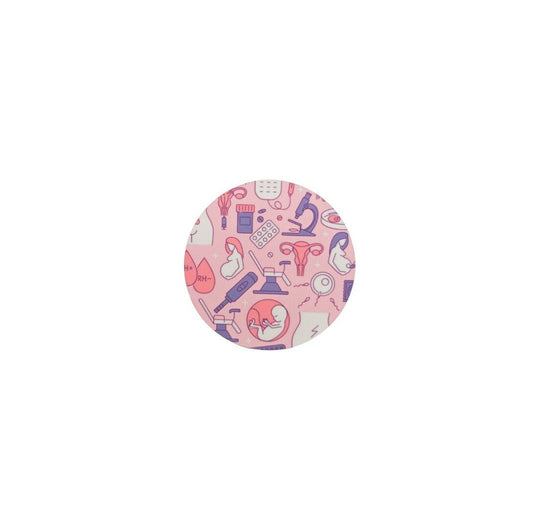 Pink OB Pattern / Hardboard Add on / 4B35