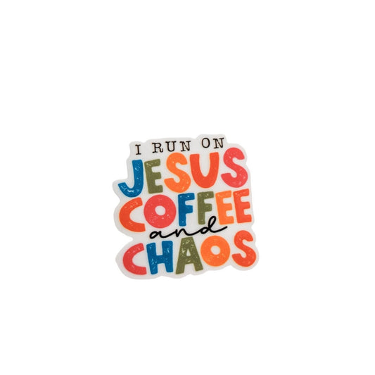 Run on Jesus, Coffee and Chaos / PLASTIC Add on