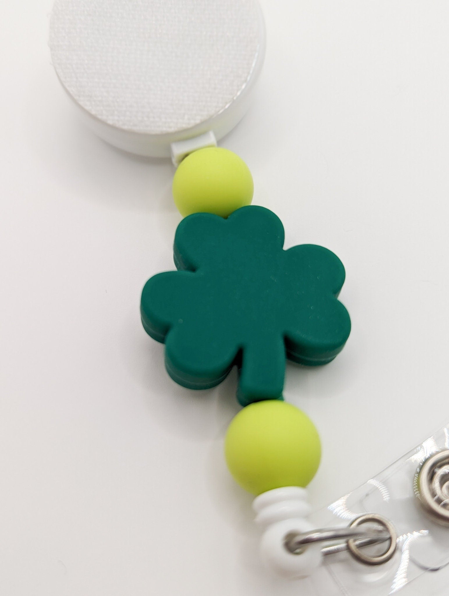 Clover / St Patty's Day /  Interchangeable Badge Reel
