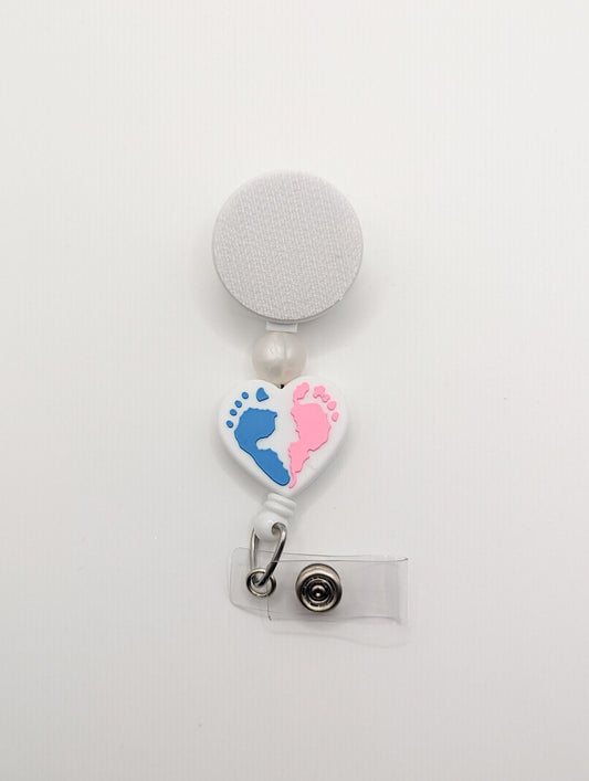 Baby Feet / Interchangeable Badge Reel